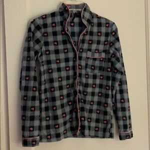 Kensie heart pajama top size: S